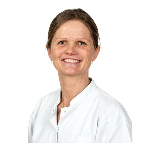 Portræt af udviklingsterapeut Gitte Friis Madsen
