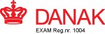 Danaks akkrediteringsmærke med registreringsnummer 1004
